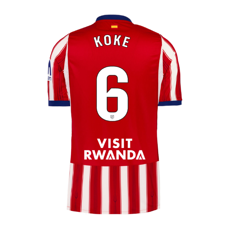 Atletico Madrid Home KOKE 6 Jersey 26-27