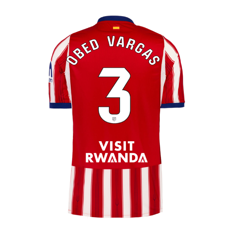 Atletico Madrid Home OBED VARGAS 3 Jersey 26-27