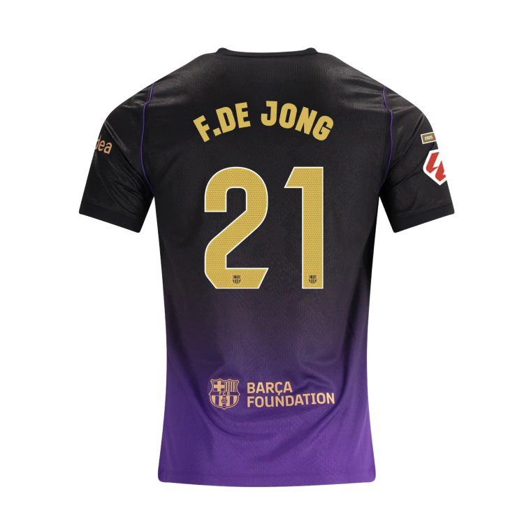 Barcelona Away F.DE JONG 21 Jersey 26-27