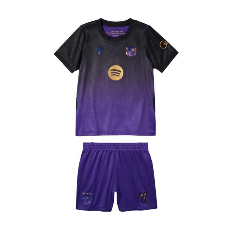 Barcelona Away Jersey Kids Kit 26-27