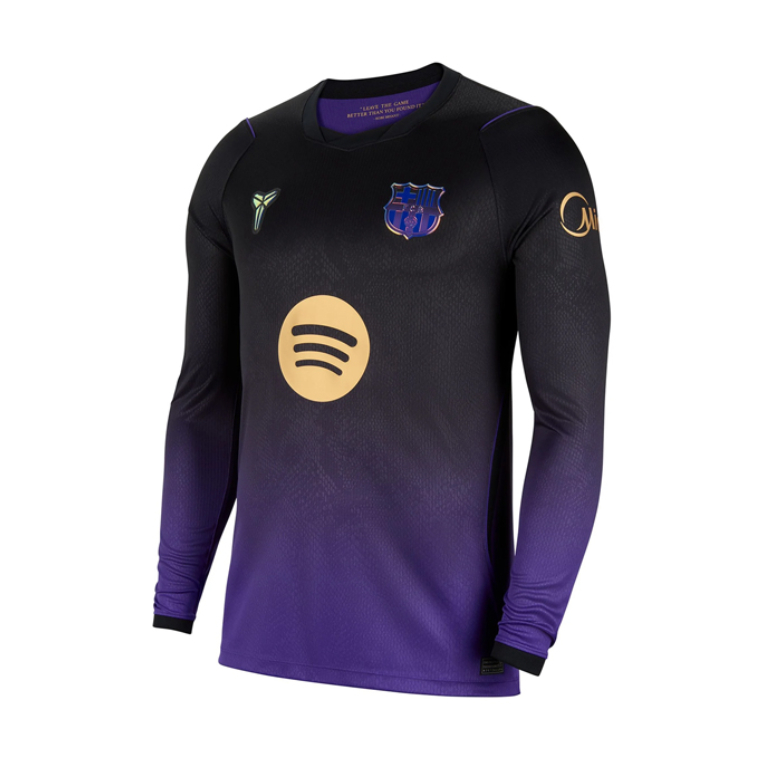 Barcelona Away Long Sleeve Jersey 26-27