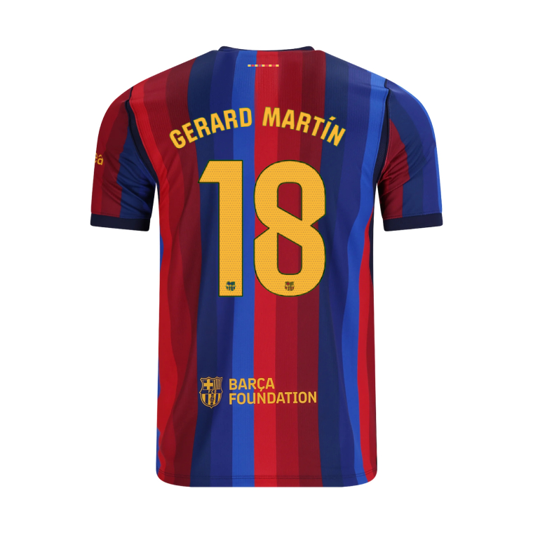 Barcelona Home GERARD MARTÍN 18 Jersey 26-27