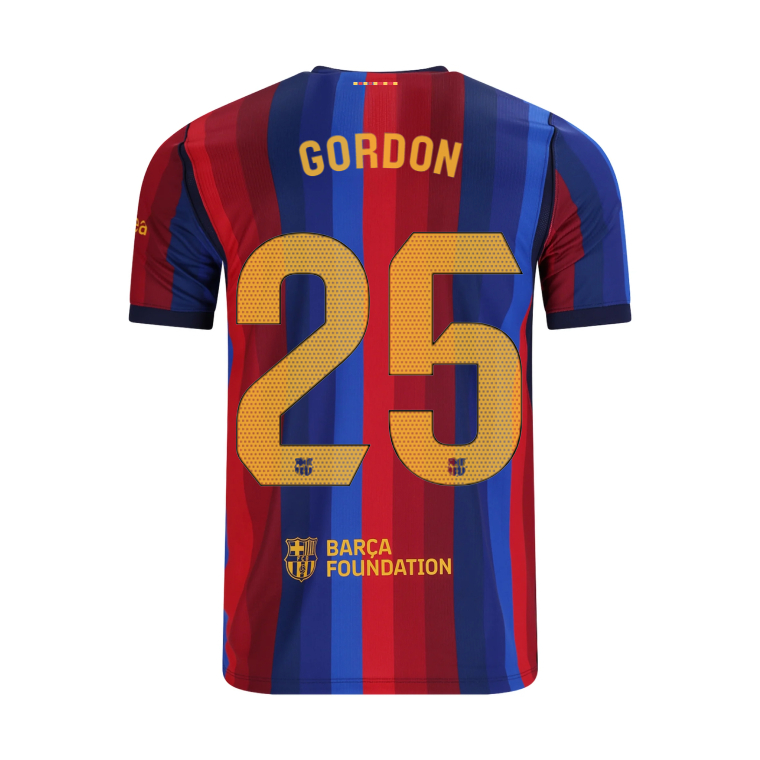 Barcelona Home GORDON 25 Jersey 26-27