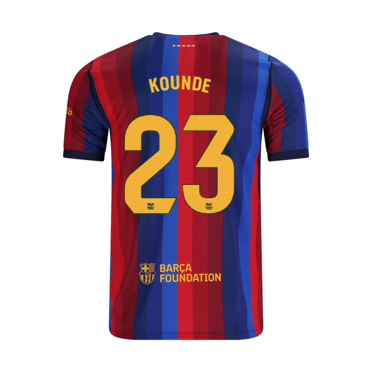 Barcelona Home KOUNDE 23 Jersey 26-27