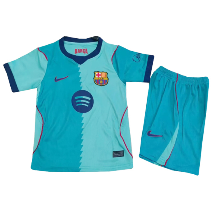 Barcelona Third Jersey Kids Kit 26-27