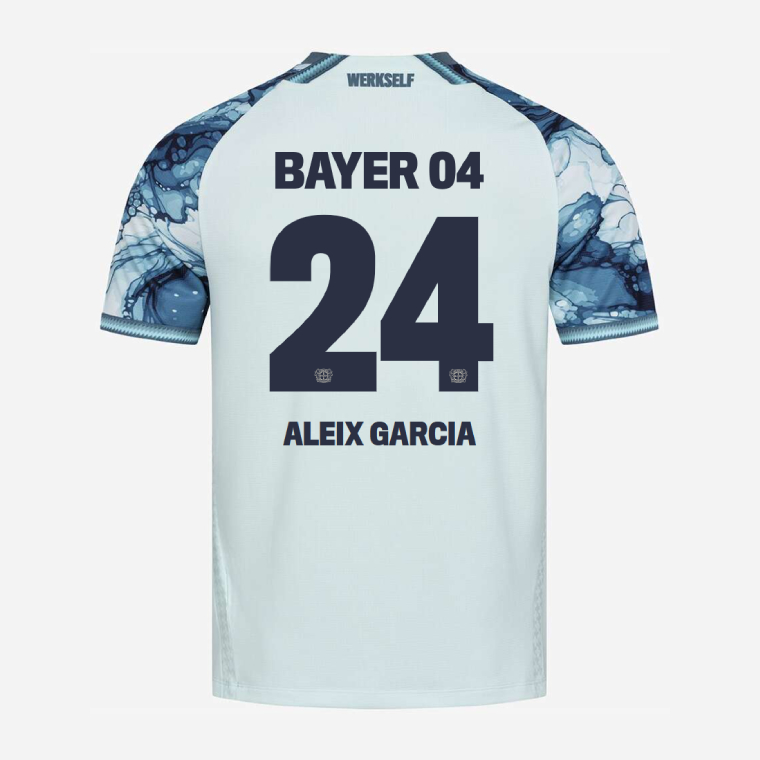 Bayer Leverkusen Away ALEIX GARCIA 24 Jersey 26-27