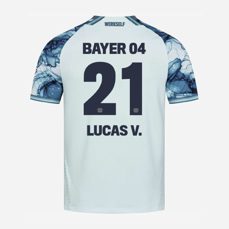 Bayer Leverkusen Away LUCAS V. 21 Jersey 26-27
