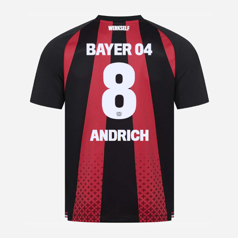 Bayer Leverkusen Home ANDRICH 8 Jersey 26-27