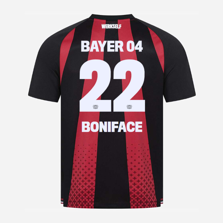 Bayer Leverkusen Home BONIFACE 22 Jersey 26-27