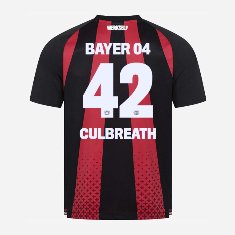 Bayer Leverkusen Home CULBREATH 42 Jersey 26-27