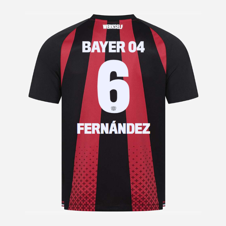 Bayer Leverkusen Home FERNÁNDEZ 6 Jersey 26-27