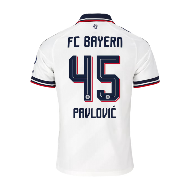 Bayern Munich Away PAVLOVIĆ 45 Jersey 26-27