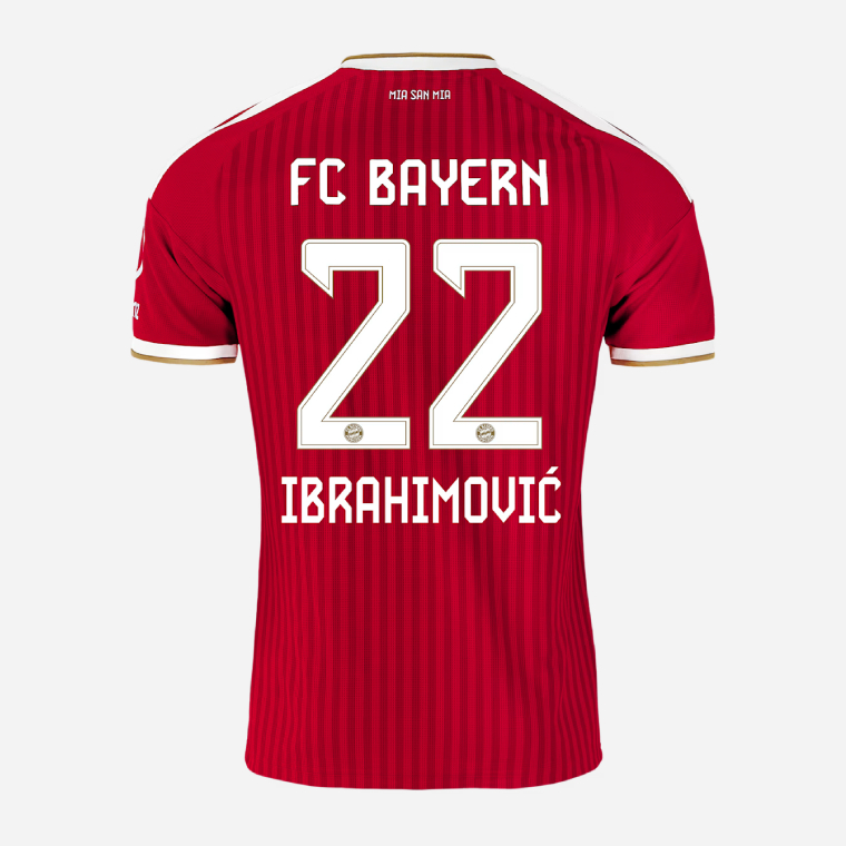 Bayern Munich Home IBRAHIMOVIĆ 22 Jersey 26-27