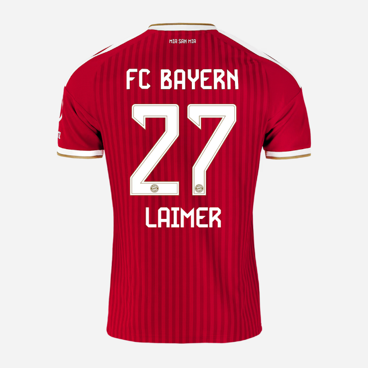 Bayern Munich Home LAIMER 27 Jersey 26-27