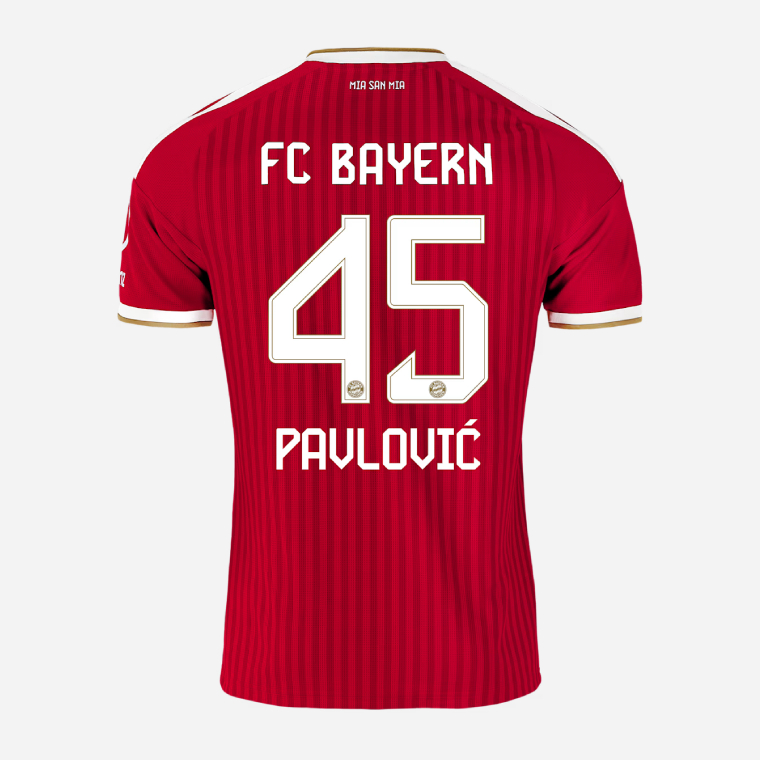 Bayern Munich Home PAVLOVIĆ 45 Jersey 26-27