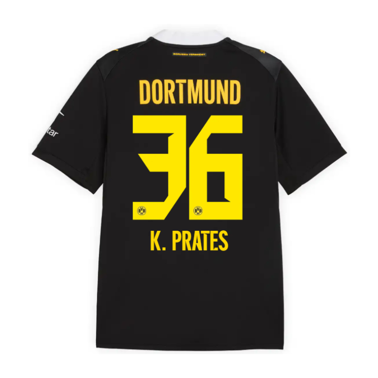 Borussia Dortmund Away K. PRATES 36 Jersey 26-27