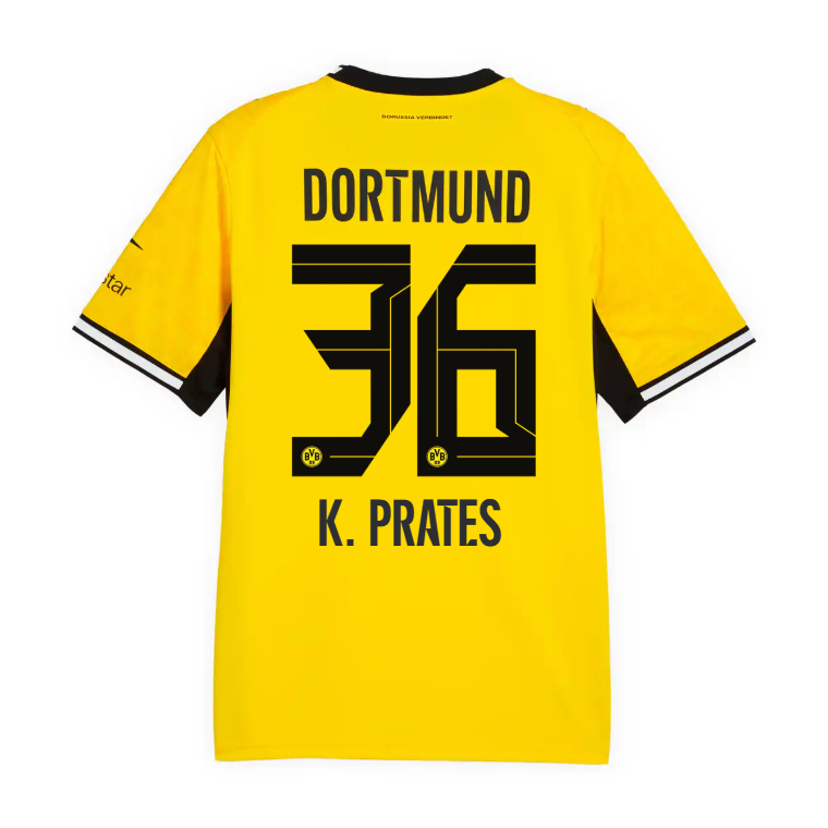 Borussia Dortmund Home K. PRATES 36 Jersey 26-27