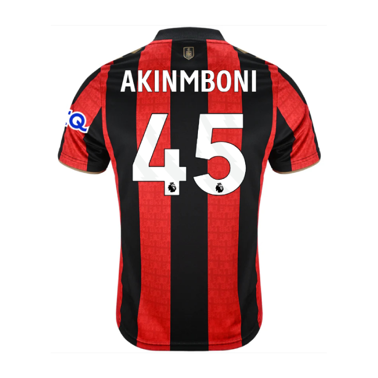 Bournemouth Home AKINMBONI 45 Jersey 26-27