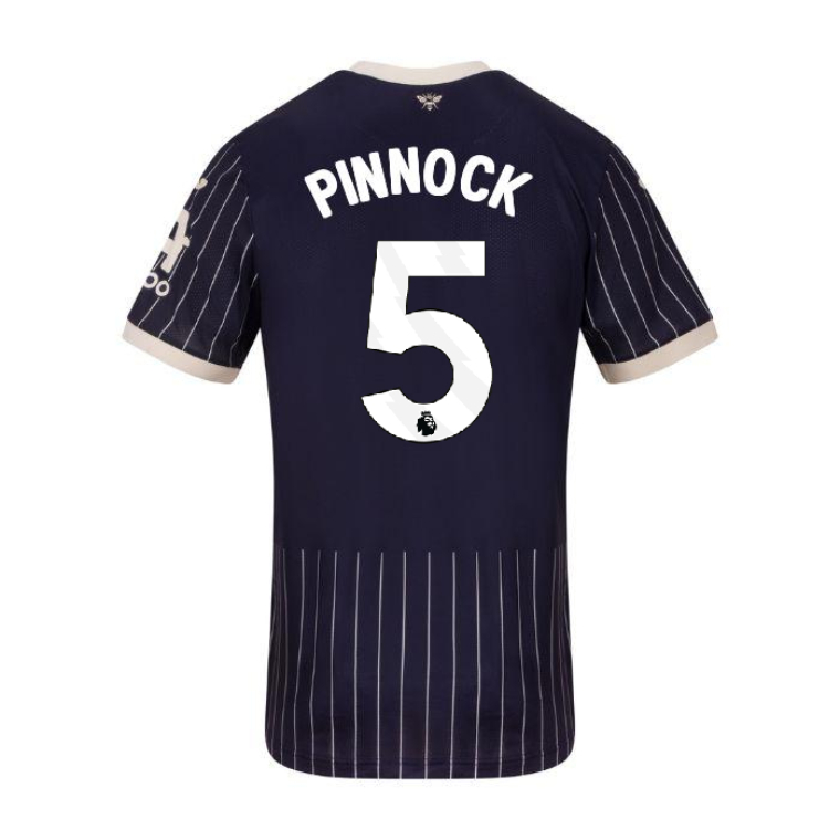 Brentford Away PINNOCK 5 Jersey 26-27