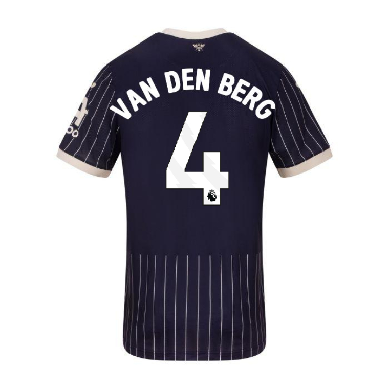 Brentford Away VAN DEN BERG 4 Jersey 26-27