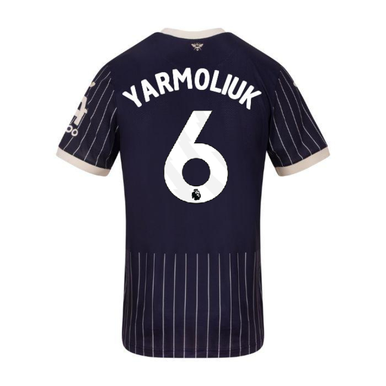 Brentford Away YARMOLIUK 6 Jersey 26-27