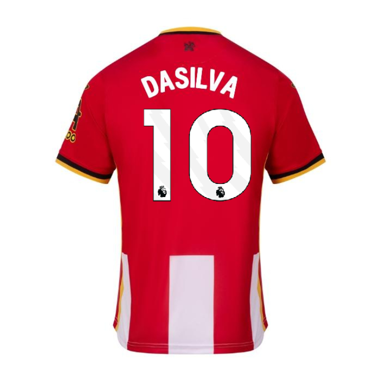 Brentford Home DASILVA 10 Jersey 26-27
