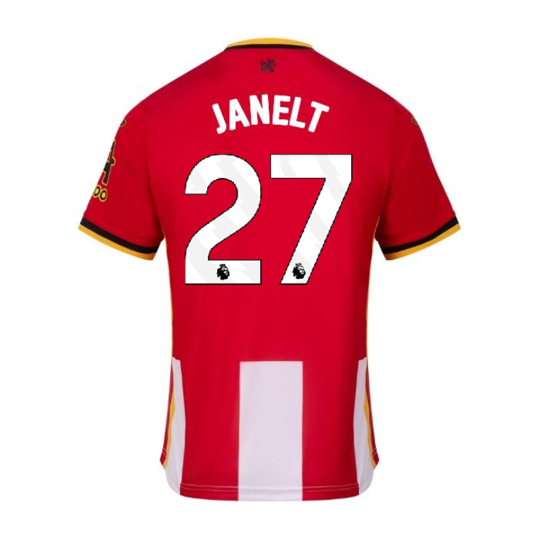 Brentford Home JANELT 27 Jersey 26-27