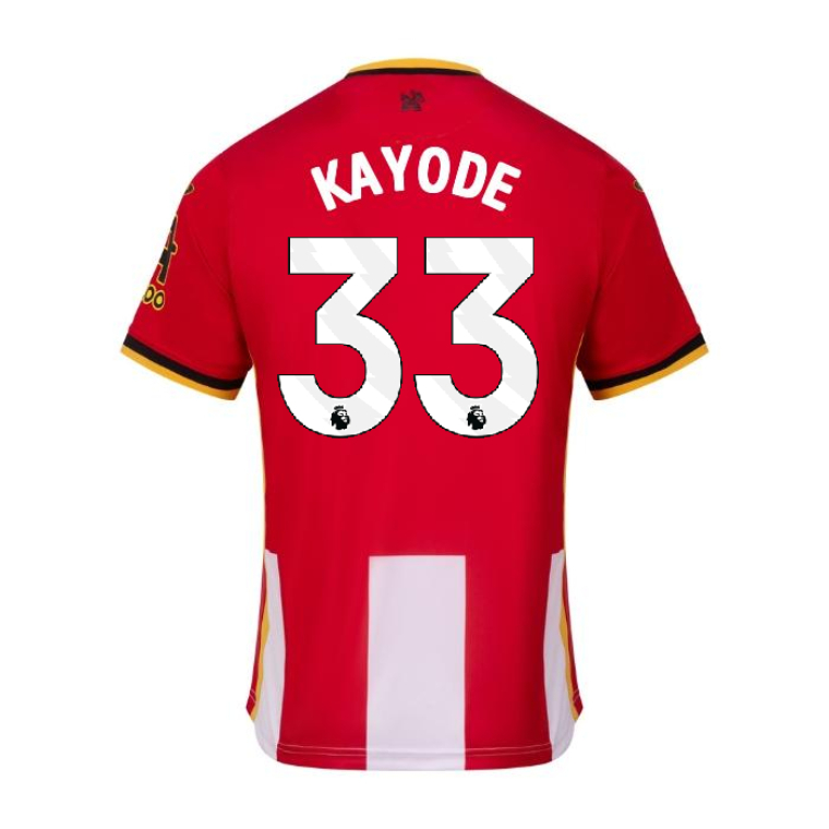 Brentford Home KAYODE 33 Jersey 26-27