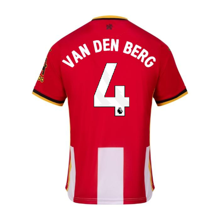 Brentford Home VAN DEN BERG 4 Jersey 26-27