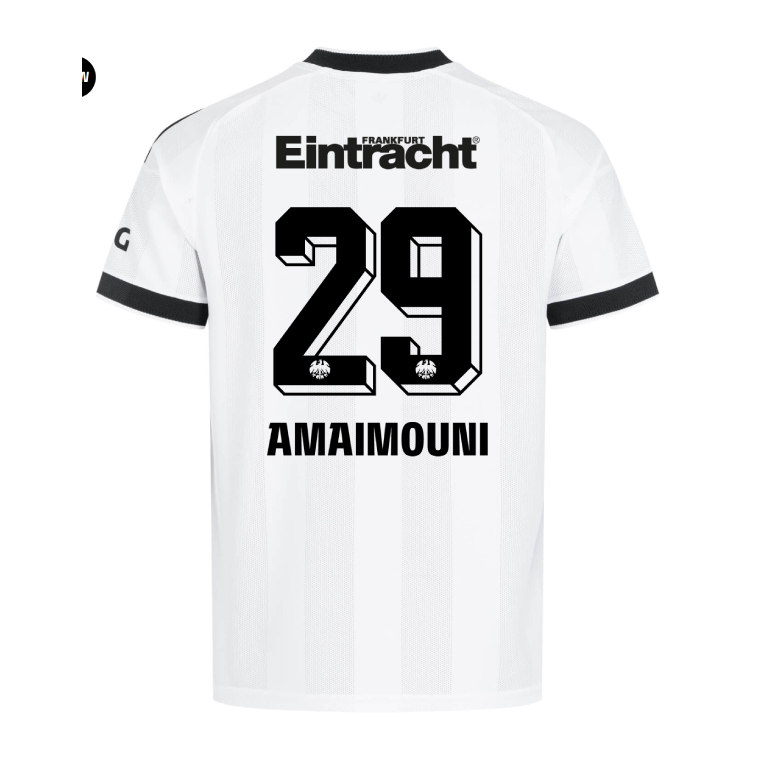 Eintracht Frankfurt Away AMAIMOUNI 29 Jersey 26-27