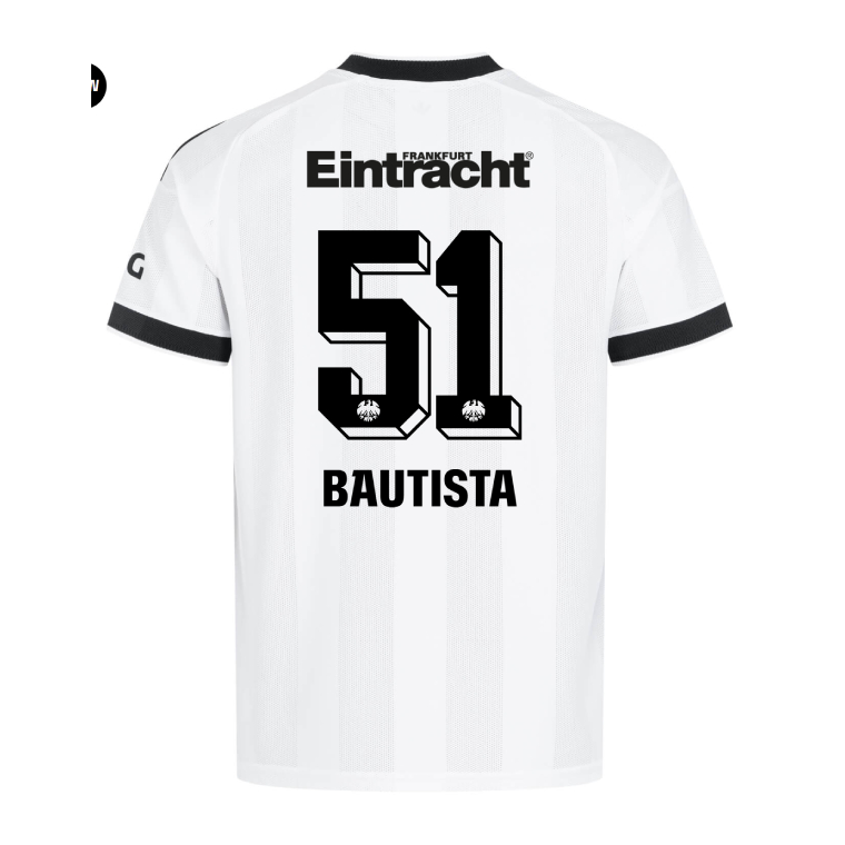 Eintracht Frankfurt Away BAUTISTA 51 Jersey 26-27