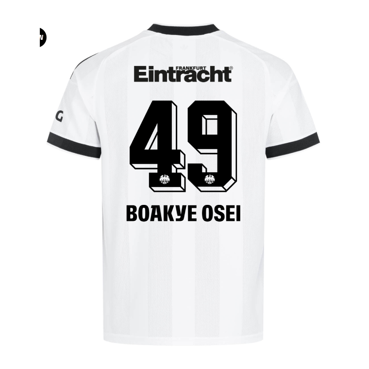 Eintracht Frankfurt Away BOAKYE OSEI 49 Jersey 26-27