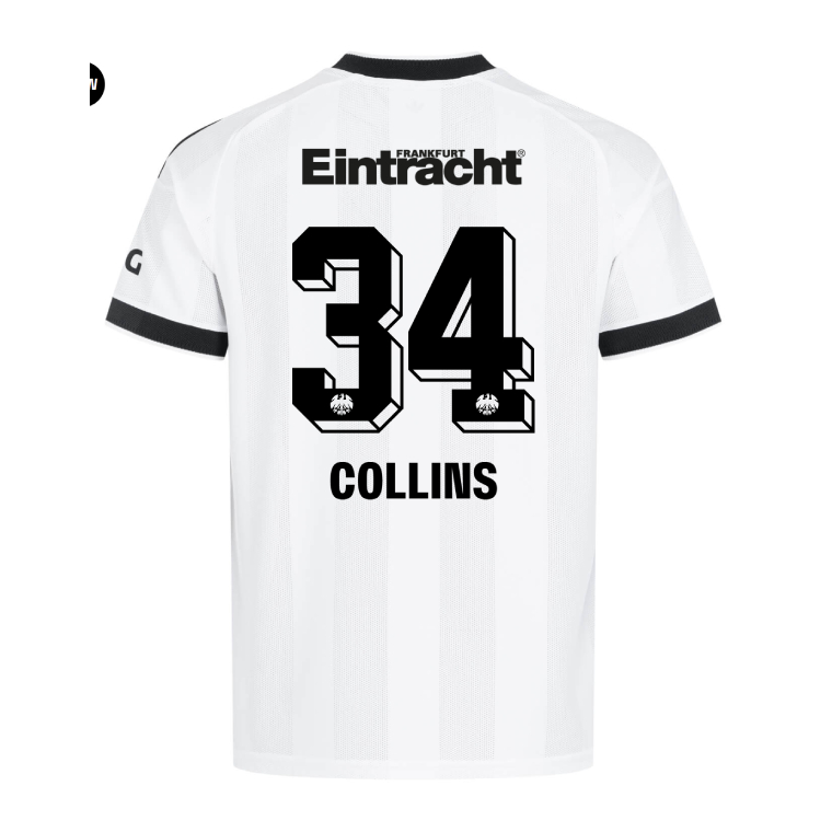Eintracht Frankfurt Away COLLINS 34 Jersey 26-27