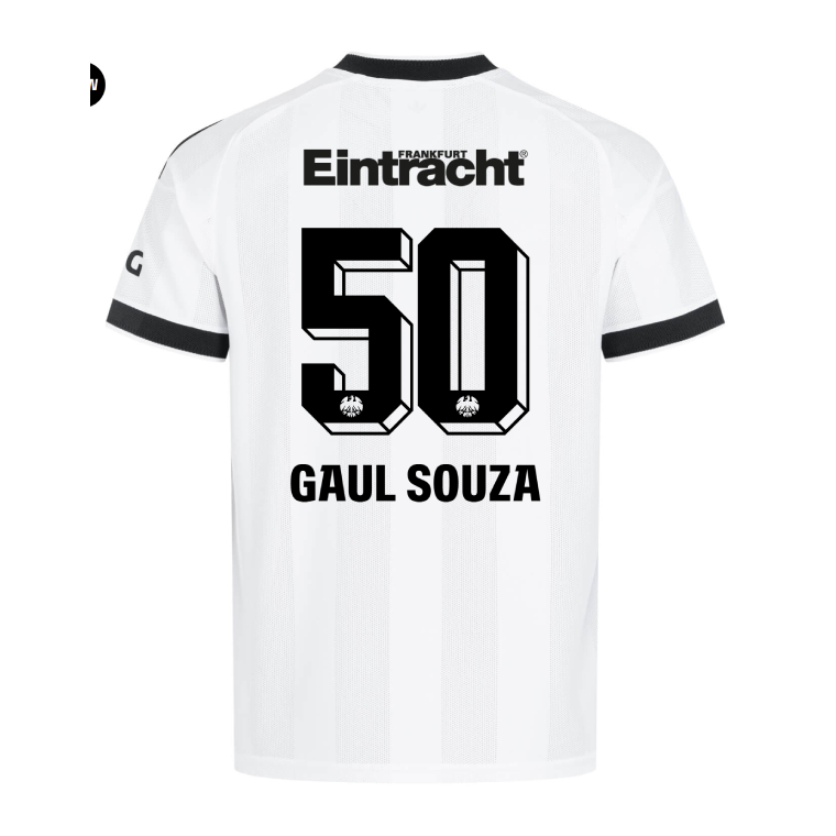 Eintracht Frankfurt Away GAUL SOUZA 50 Jersey 26-27