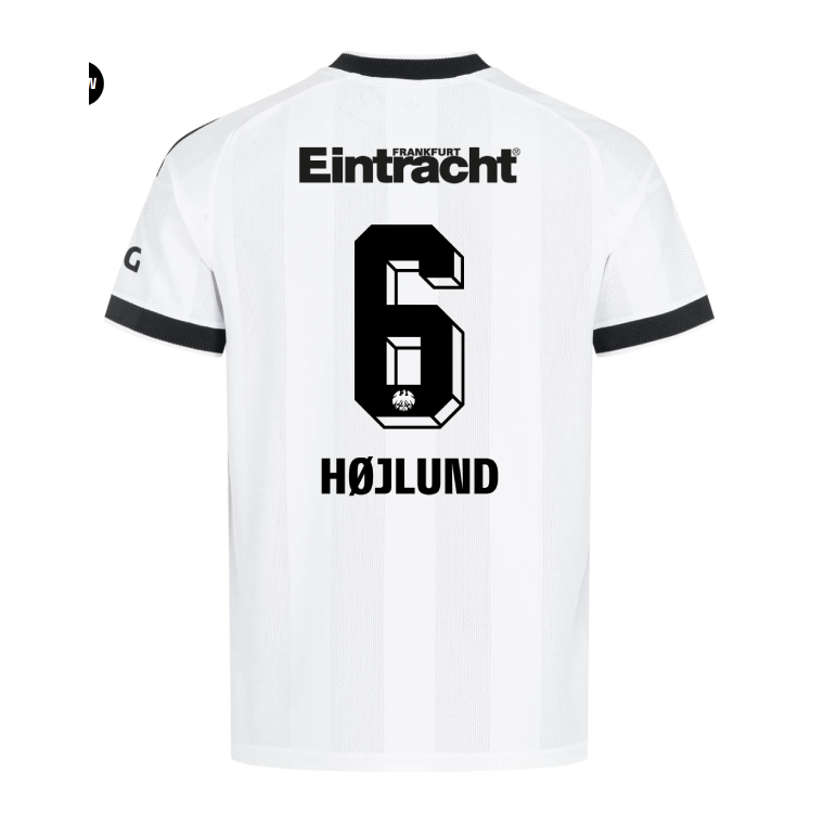 Eintracht Frankfurt Away HØJLUND 6 Jersey 26-27