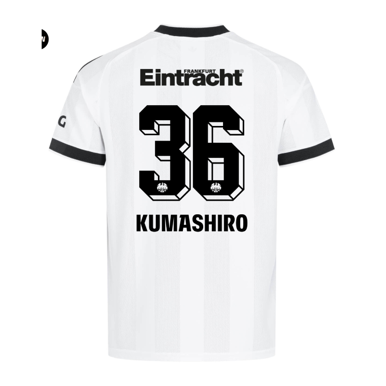 Eintracht Frankfurt Away KUMASHIRO 36 Jersey 26-27