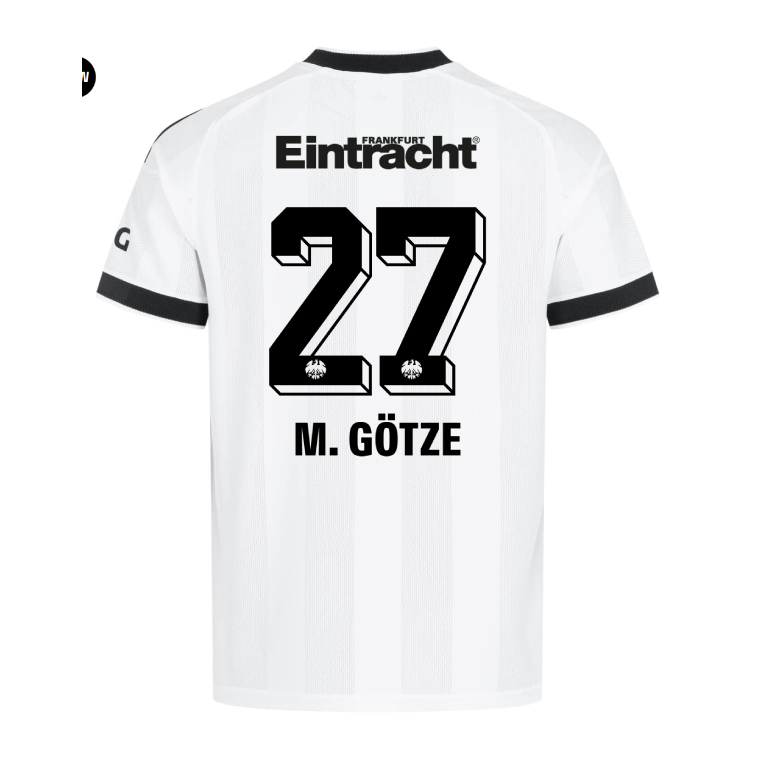 Eintracht Frankfurt Away M. GÖTZE 27 Jersey 26-27