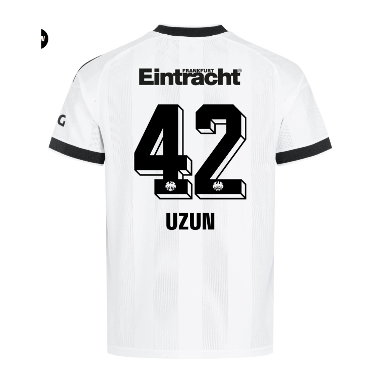 Eintracht Frankfurt Away UZUN 42 Jersey 26-27