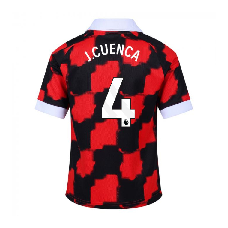 Fulham Away J.CUENCA 4 Jersey 26-27