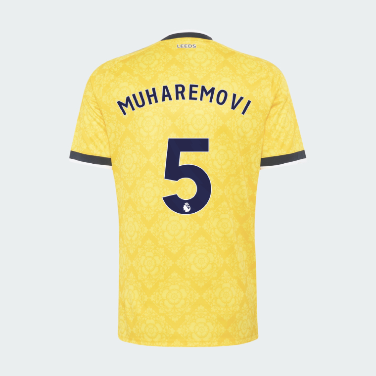 Leeds United Away MUHAREMOVIC 5 Jersey 26-27