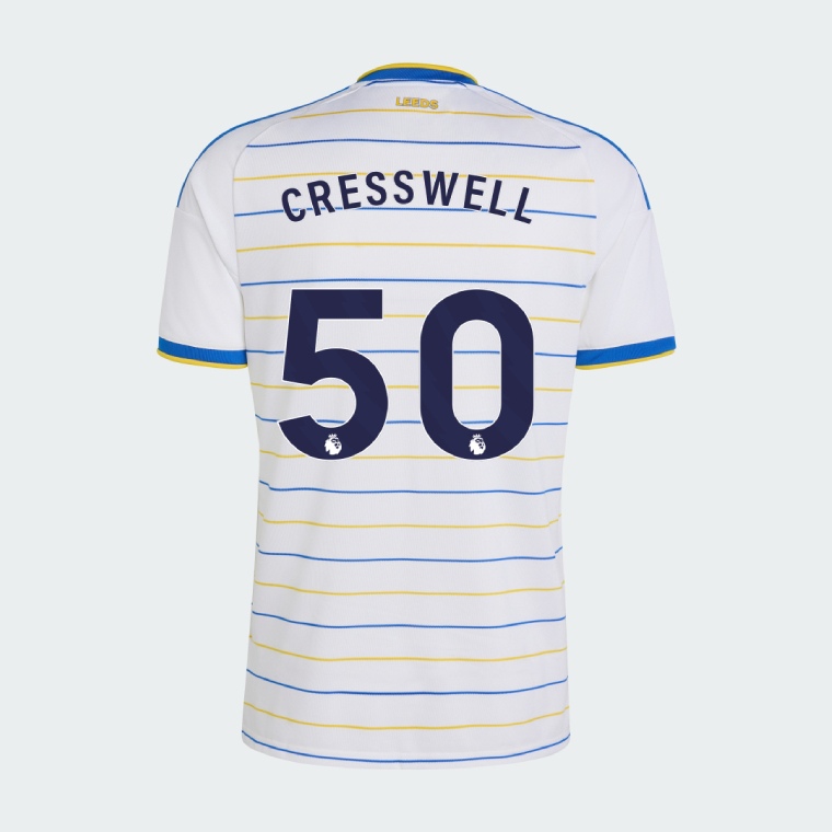 Leeds United Home CRESSWELL 50 Jersey 26-27