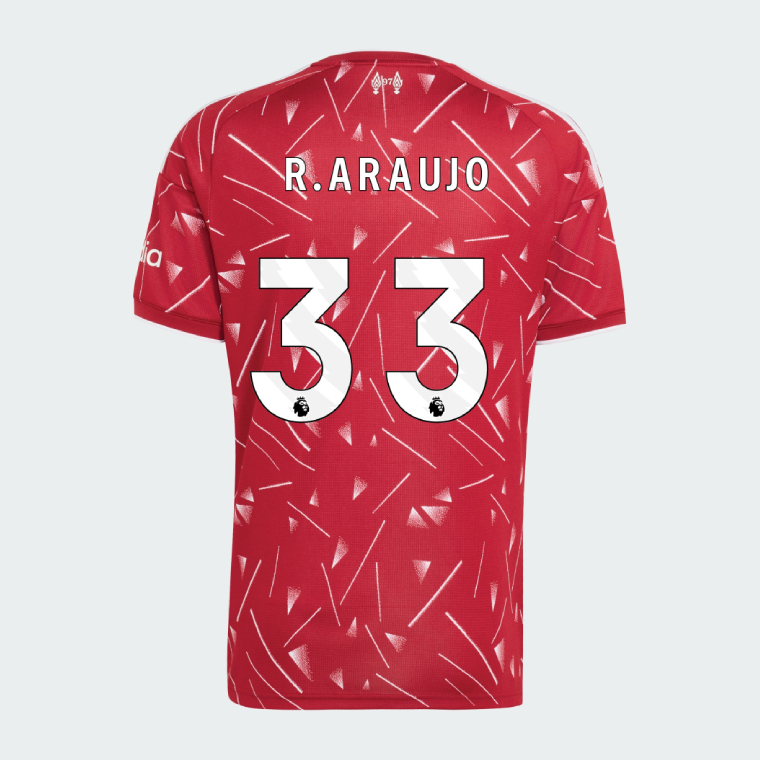 Liverpool Home R.ARAUJO 33 Jersey 26-27