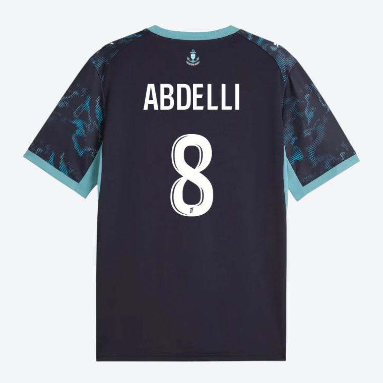 Marseille Away ABDELLI 8 Jersey 26-27