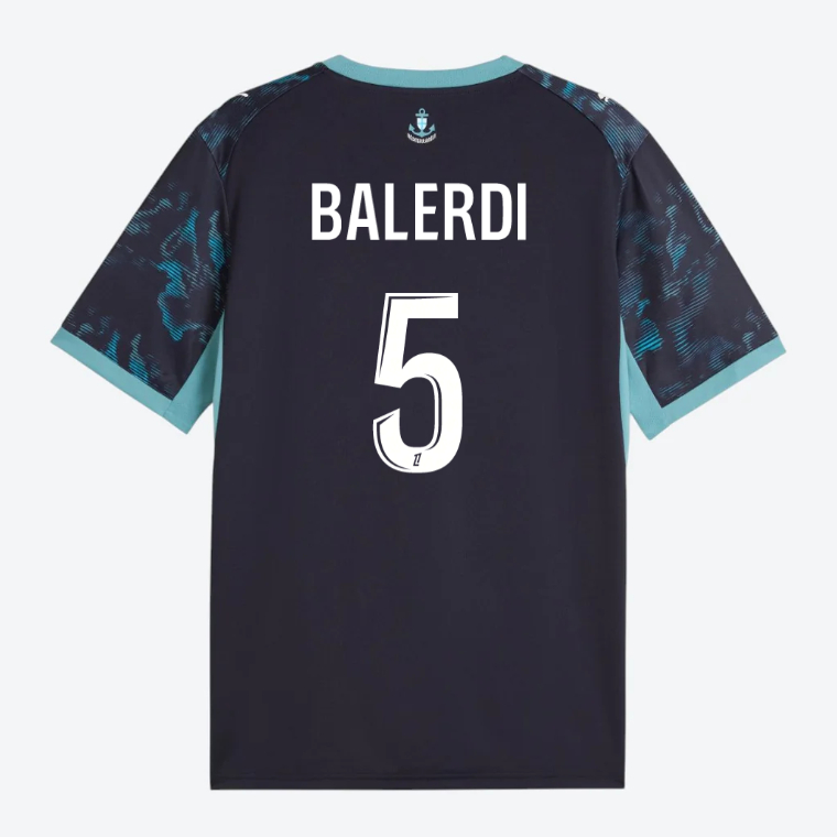 Marseille Away BALERDI 5 Jersey 26-27