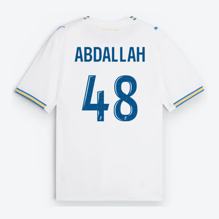 Marseille Home ABDALLAH 48 Jersey 26-27