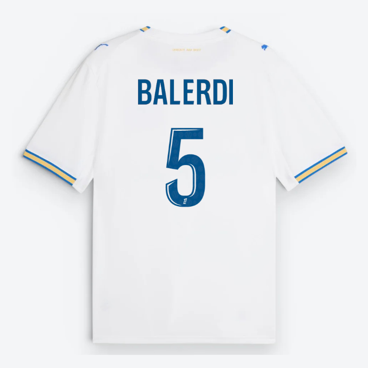 Marseille Home BALERDI 5 Jersey 26-27