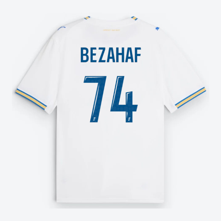 Marseille Home BEZAHAF 74 Jersey 26-27