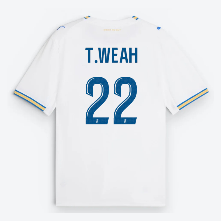 Marseille Home T.WEAH 22 Jersey 26-27
