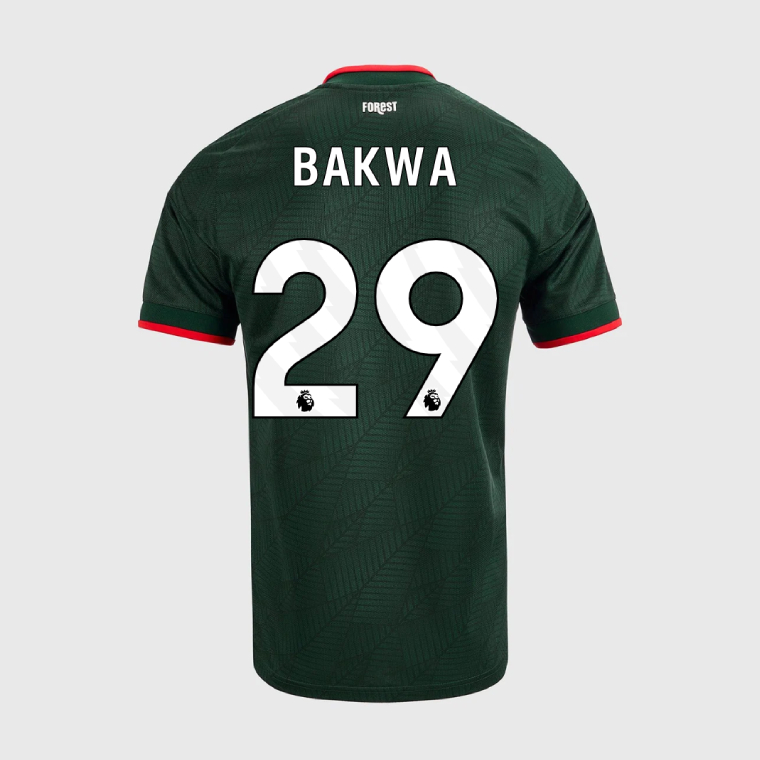 Nottingham Forest Away BAKWA 29 Jersey 26-27