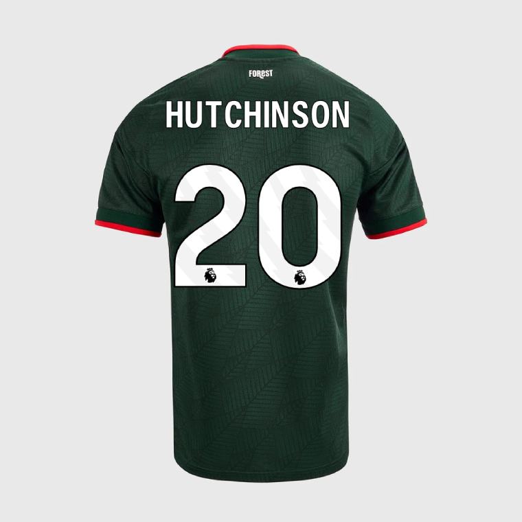 Nottingham Forest Away HUTCHINSON 20 Jersey 26-27